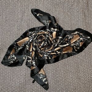 Snake Print Silk Wrap